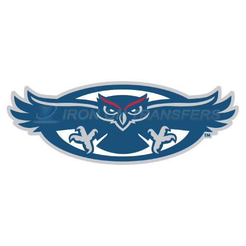Florida Atlantic Owls Logo T-shirts Iron On Transfers N4374
